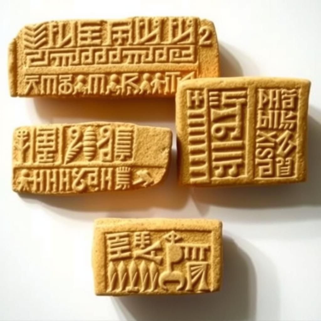 Ugaritic and Akkadian cuneiform tablets