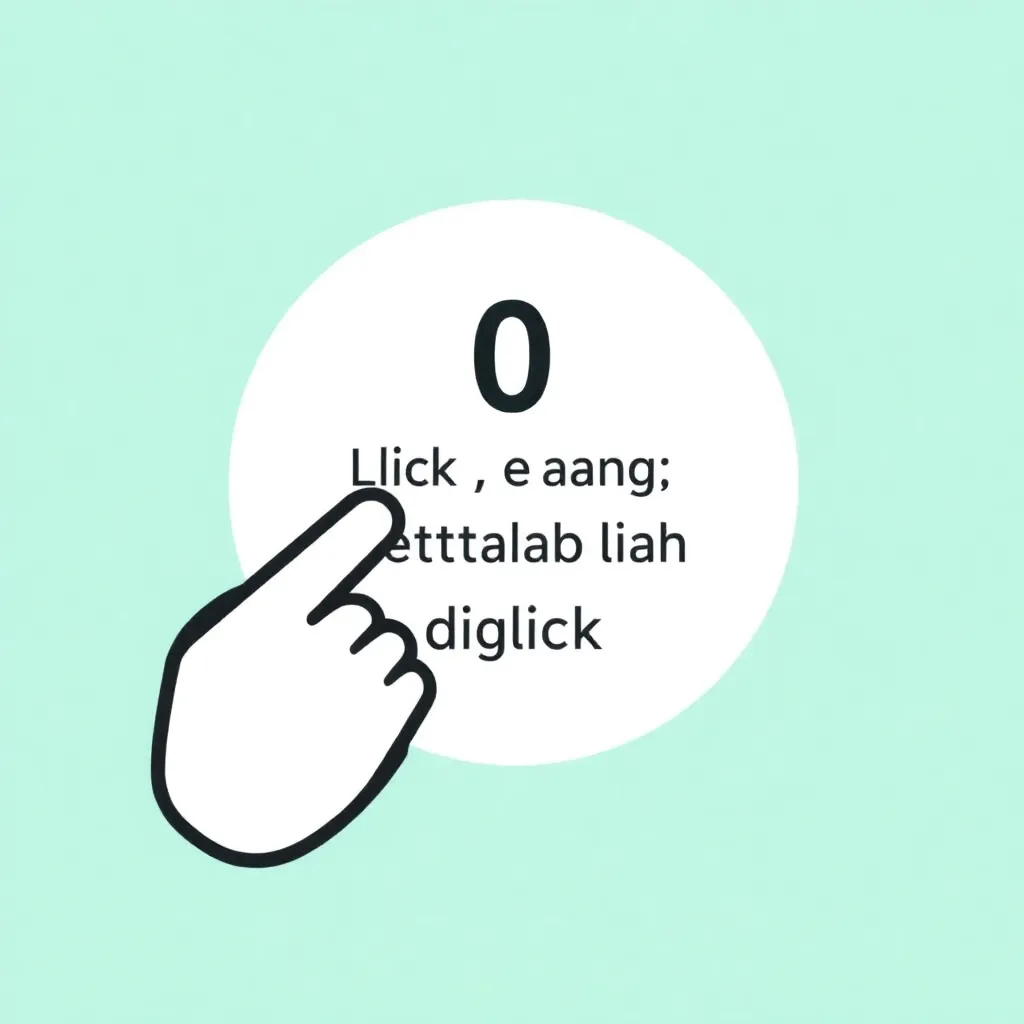 Tampilan tombol dengan teks Klik saya: 0 yang akan bertambah saat diklik, contoh komponen Vue.js 3