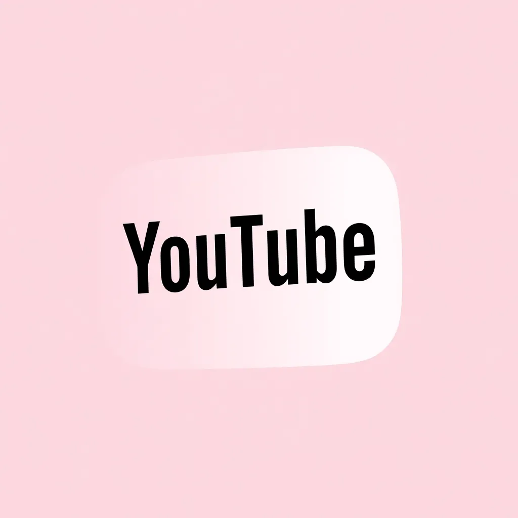 YouTube logo red play button with black text