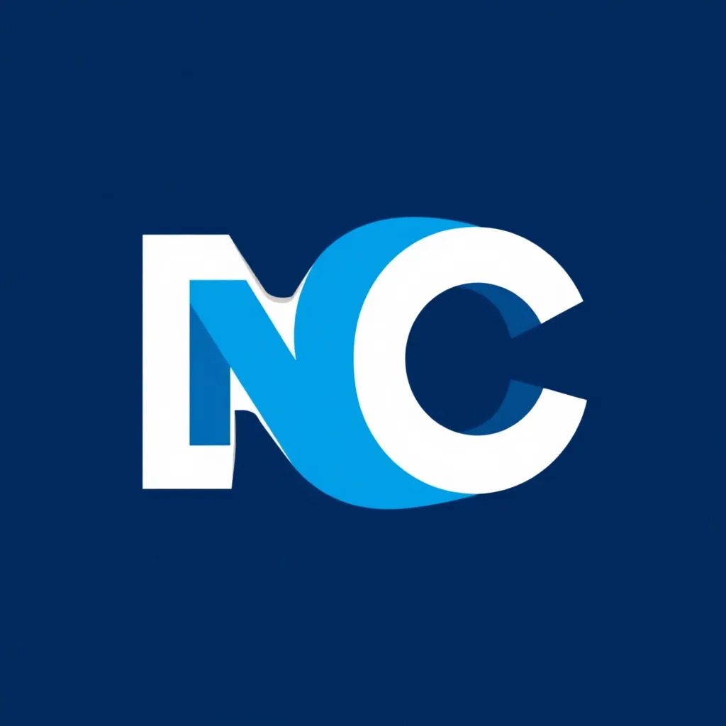 Logo de Net Cash, letras NC en azul y blanco