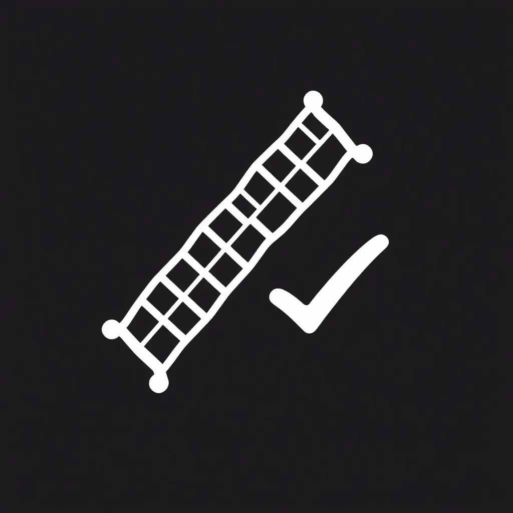 Icon representing DNA strand with a check mark, symbolizing 100% natural ingredients