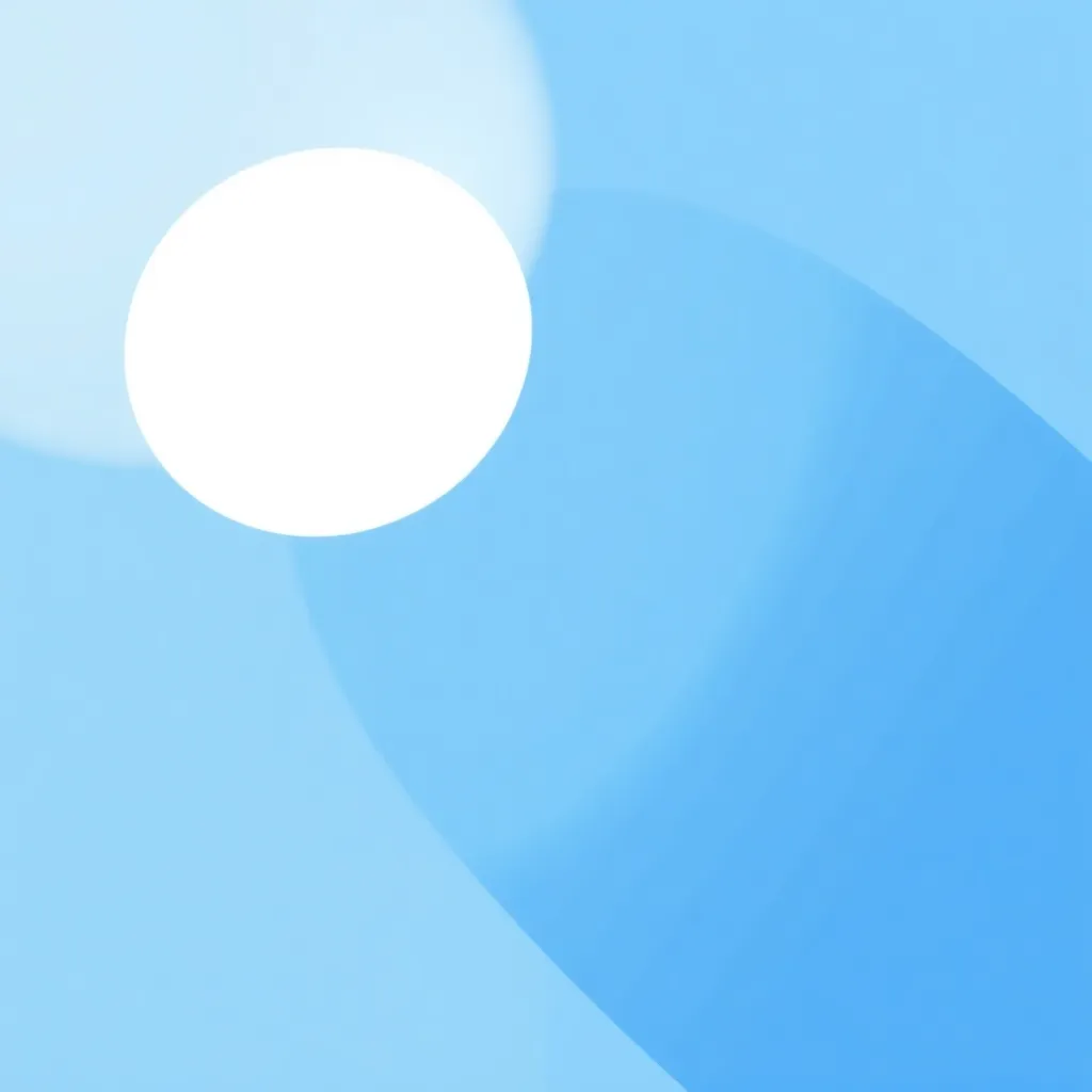 User avatar with blue background and white circle