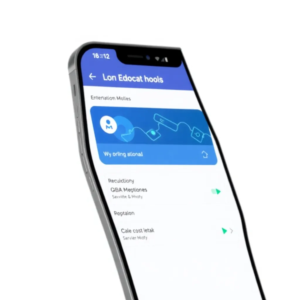 Screenshot of MedChainAI mobile responsive view on smartphone