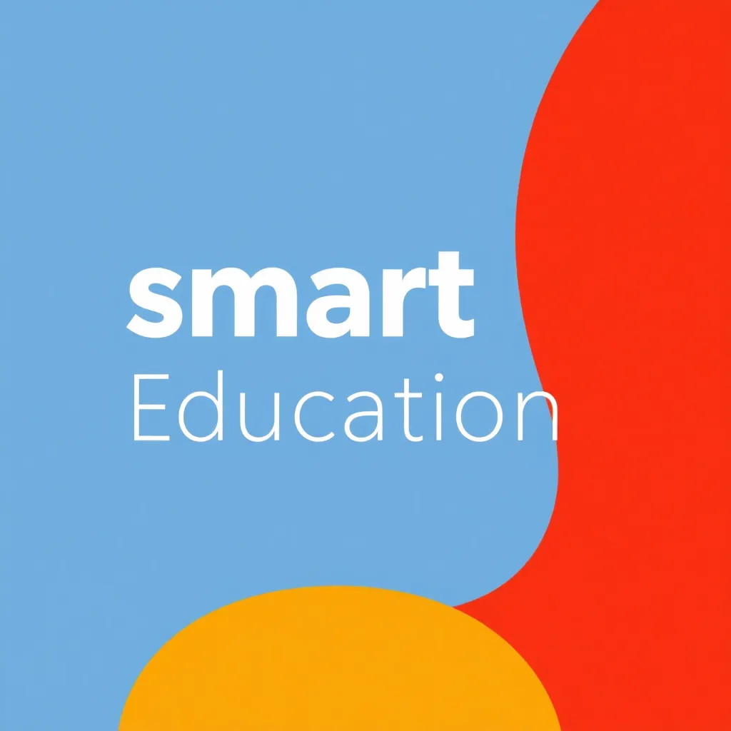Smart Education logo orange and red