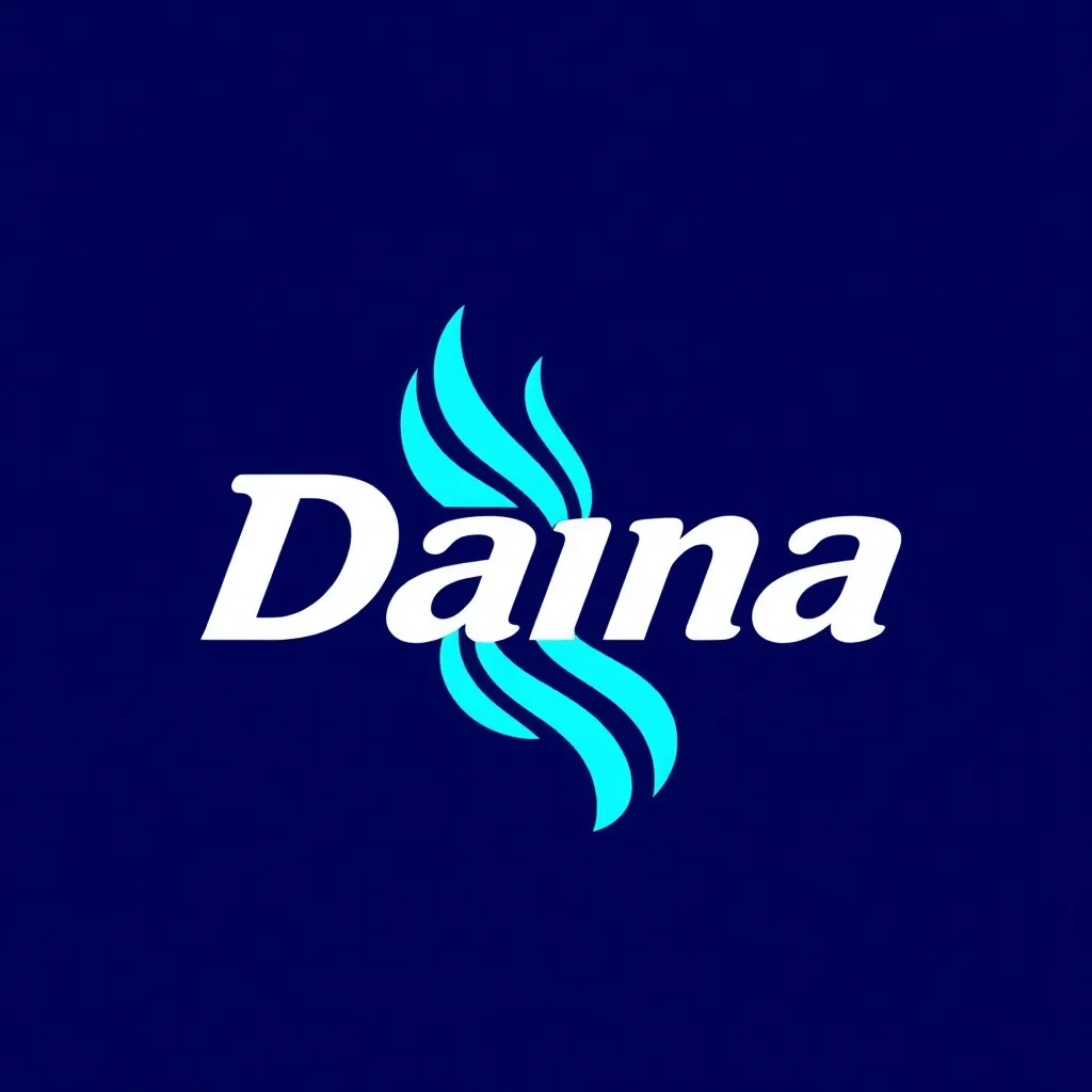 Logo Dana berwarna biru dengan tulisan Dana