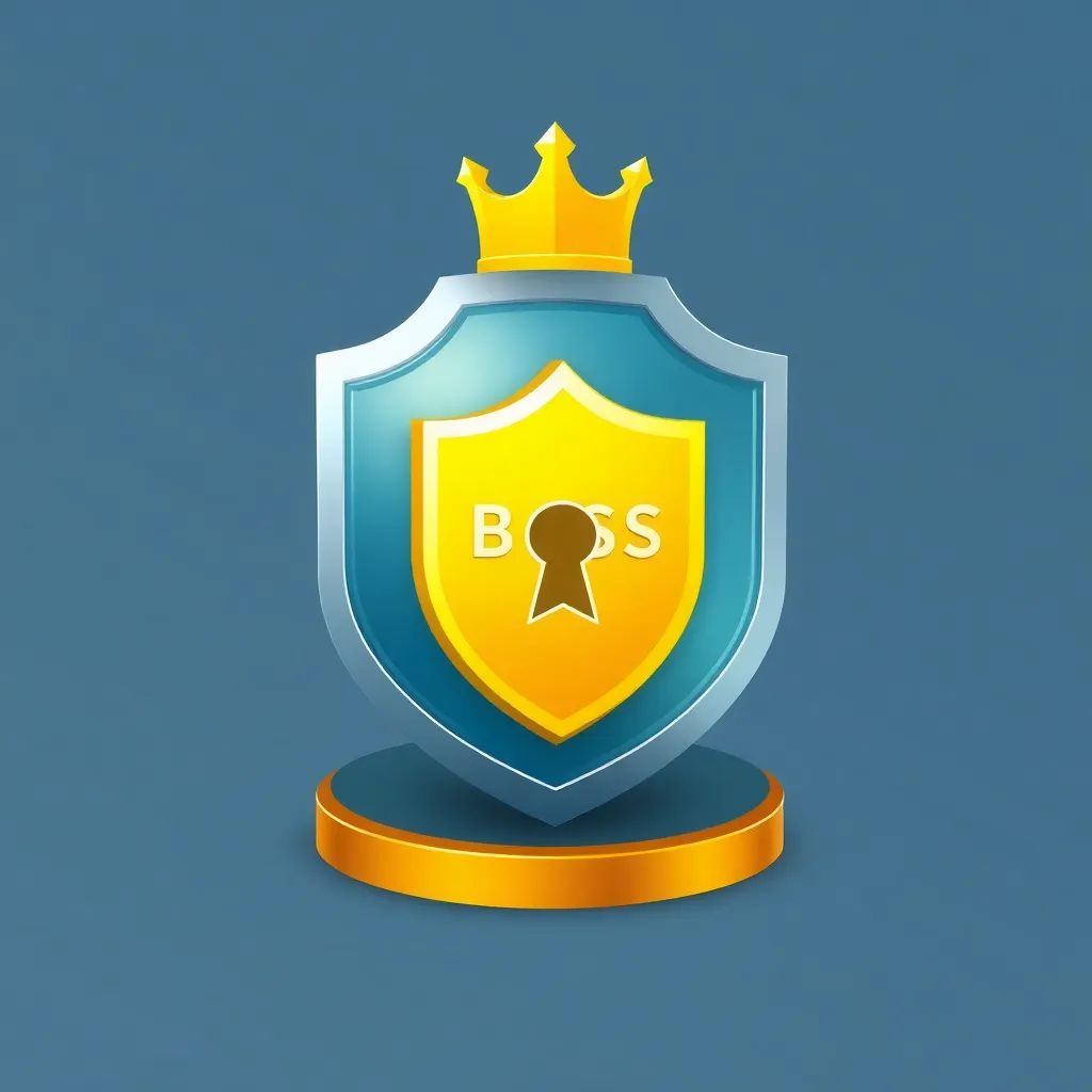 Icon representing boss-level security