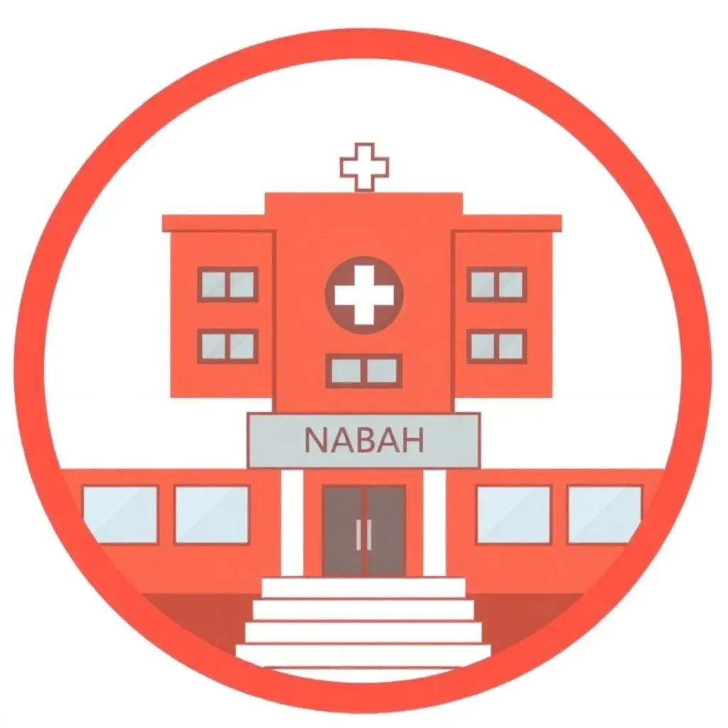 Hospital building icon representing NABH-accredited hospitals