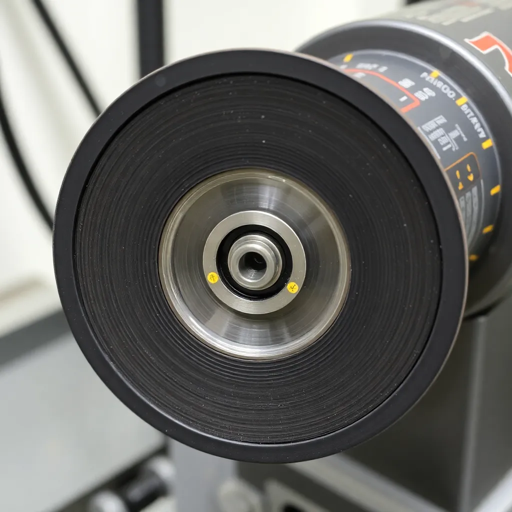 Mounted wheel, small grinding wheel mounted on a spindle for precision grinding