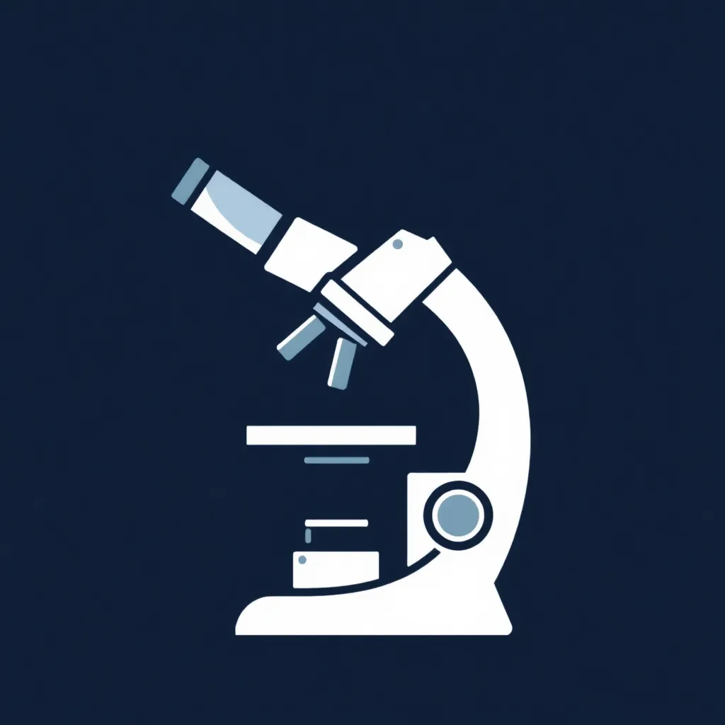 Microscope icon representing scientifically researched