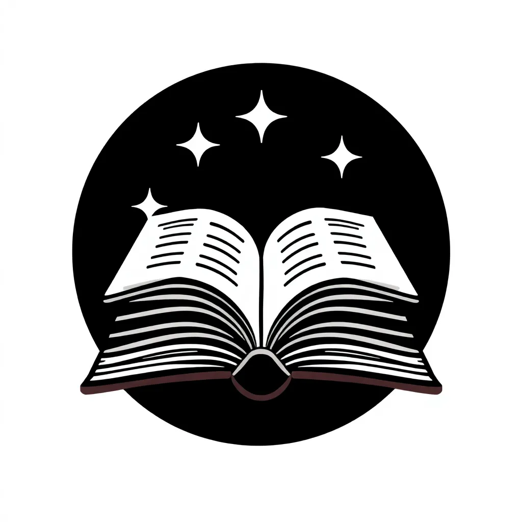 Icon of an open book symbolizing knowledge and learning