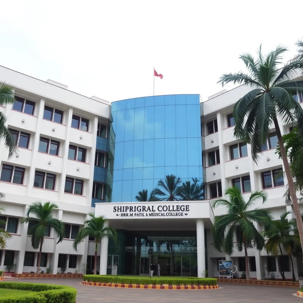 Shri B.M. Patil Medical College building in Vijayapura