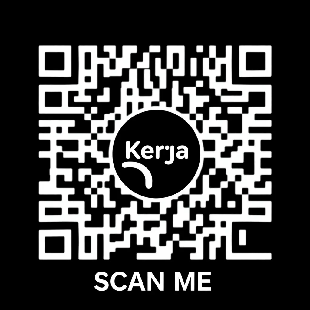 QR code with kerja logo