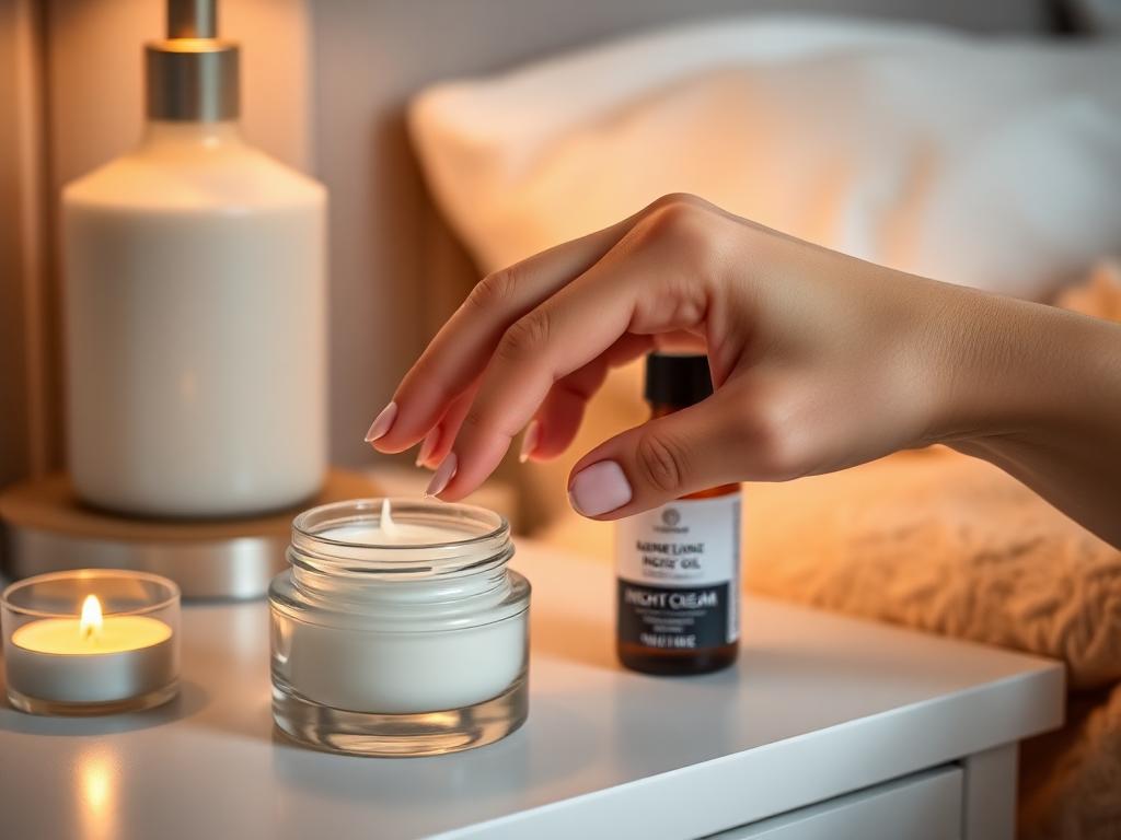 Use a Night Cream or Face Oil for winter skin care