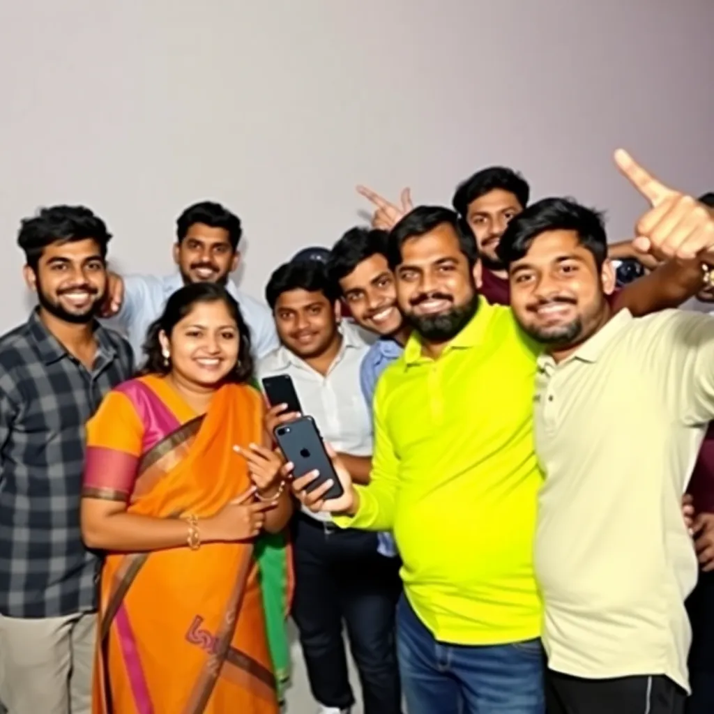Happy diverse group of players celebrating their success in online gaming with Bharat Club demo games on various devices