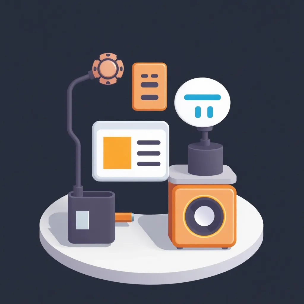 Icon representing simple setup and use
