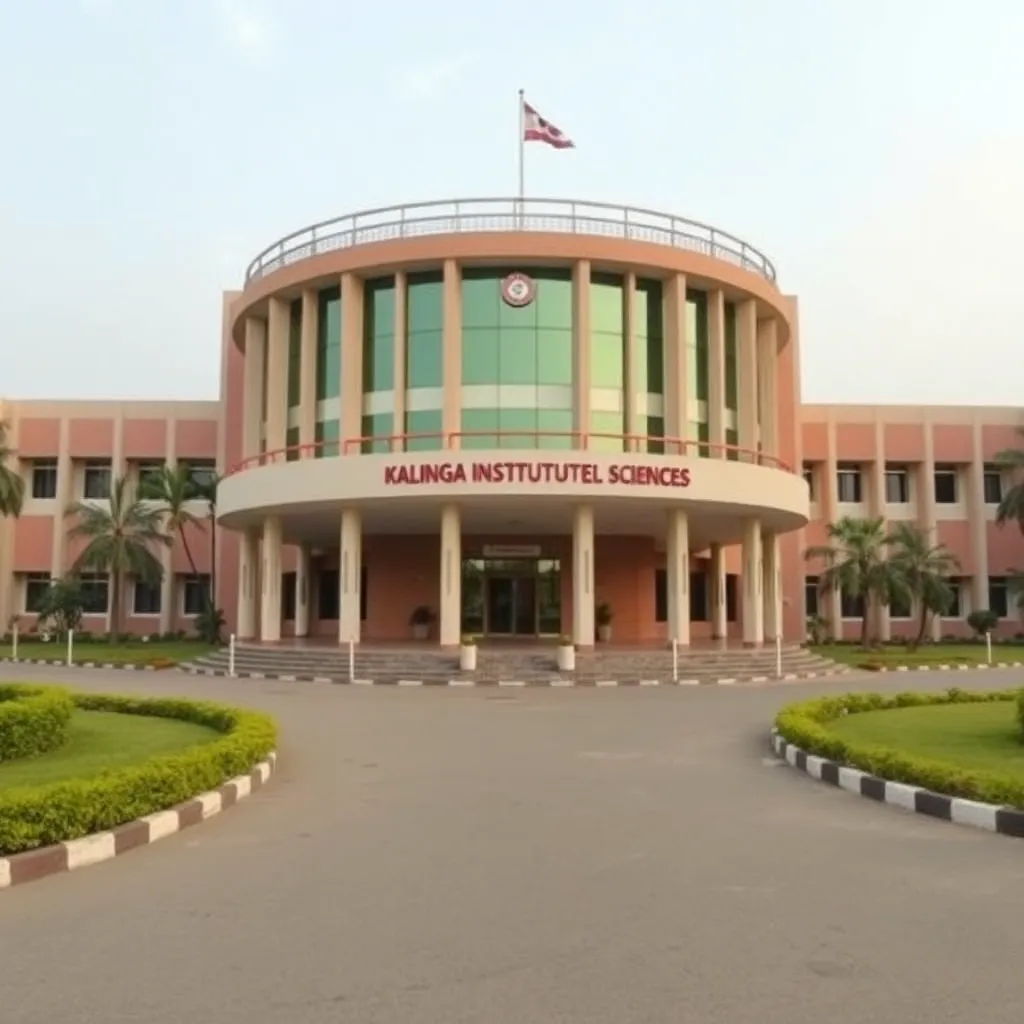 Kalinga Institute of Medical Sciences building in Bhubaneswar