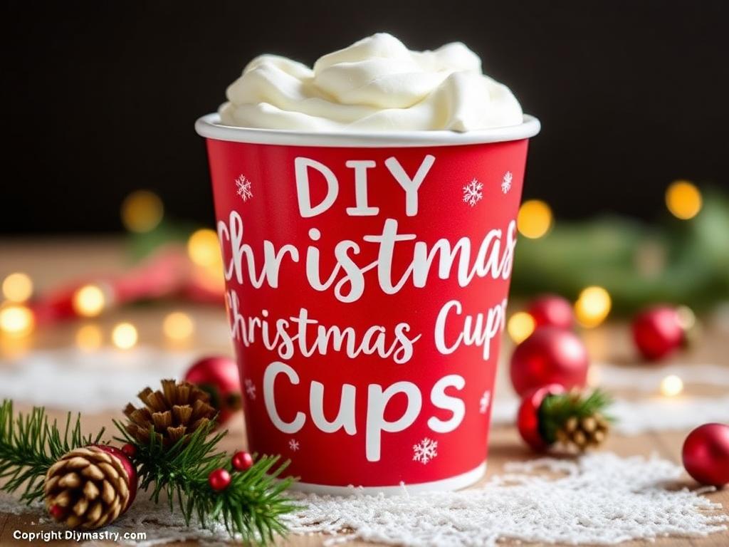 Creative DIY Christmas Cups to Spark Your Holiday Spirit
