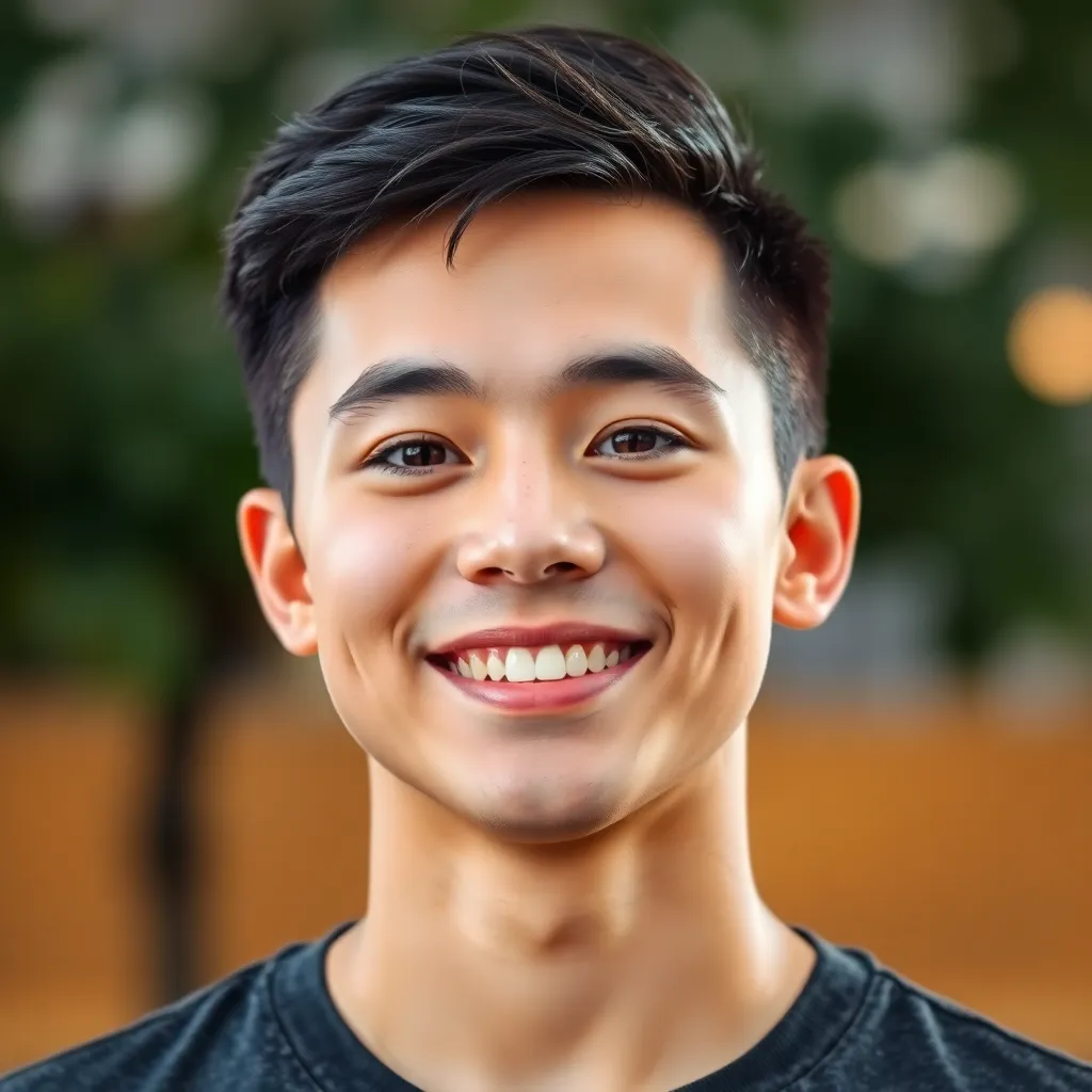 Avatar of customer 1, smiling young person with short hair