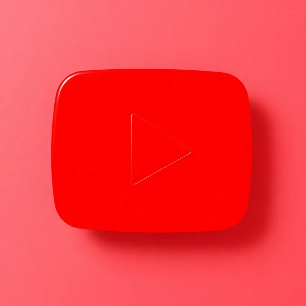 YouTube icon red square with white text YT