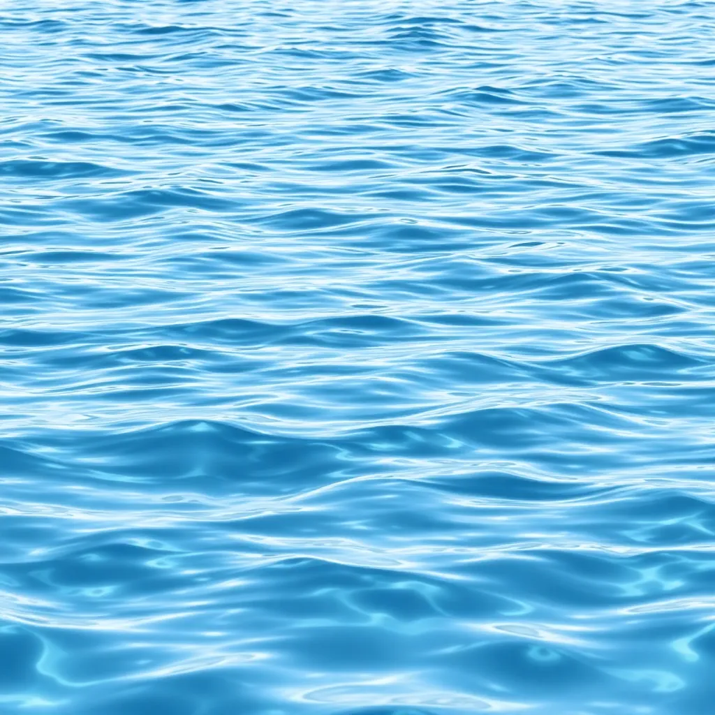 Water surface background image with gentle waves