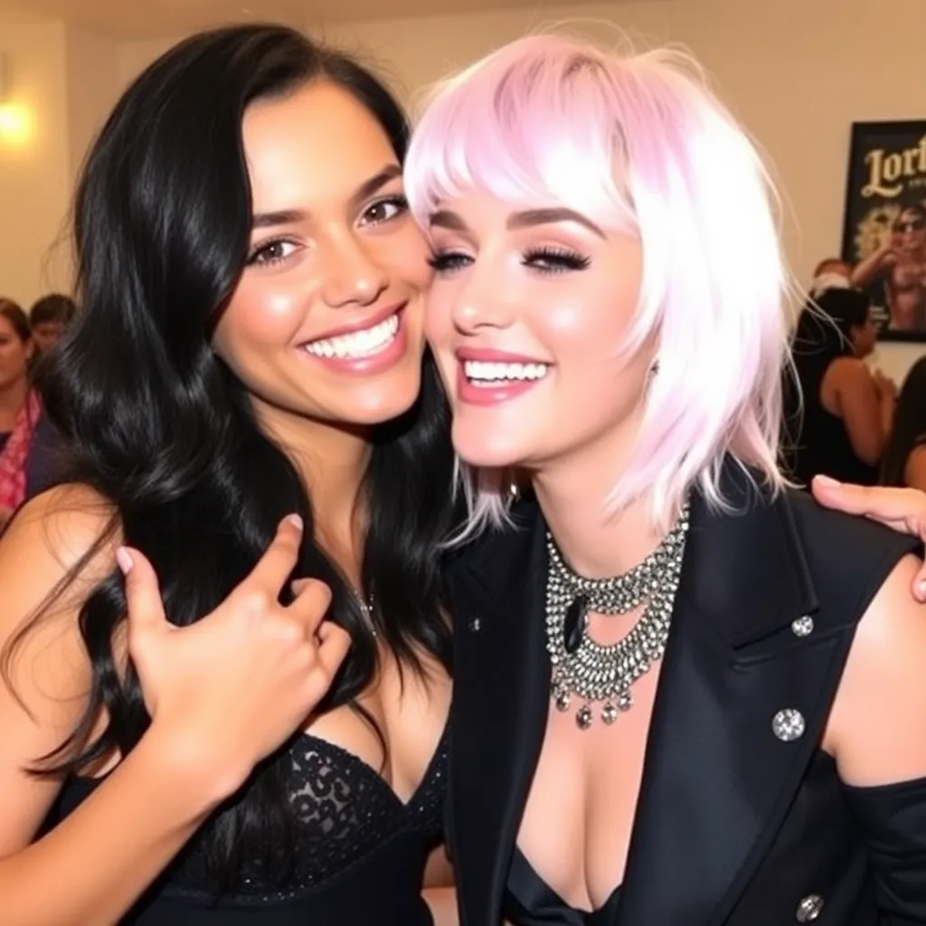 Photo of Camila Cabello and Katy Perry smiling