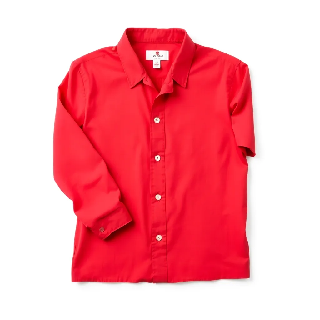 Red Casual Shirt