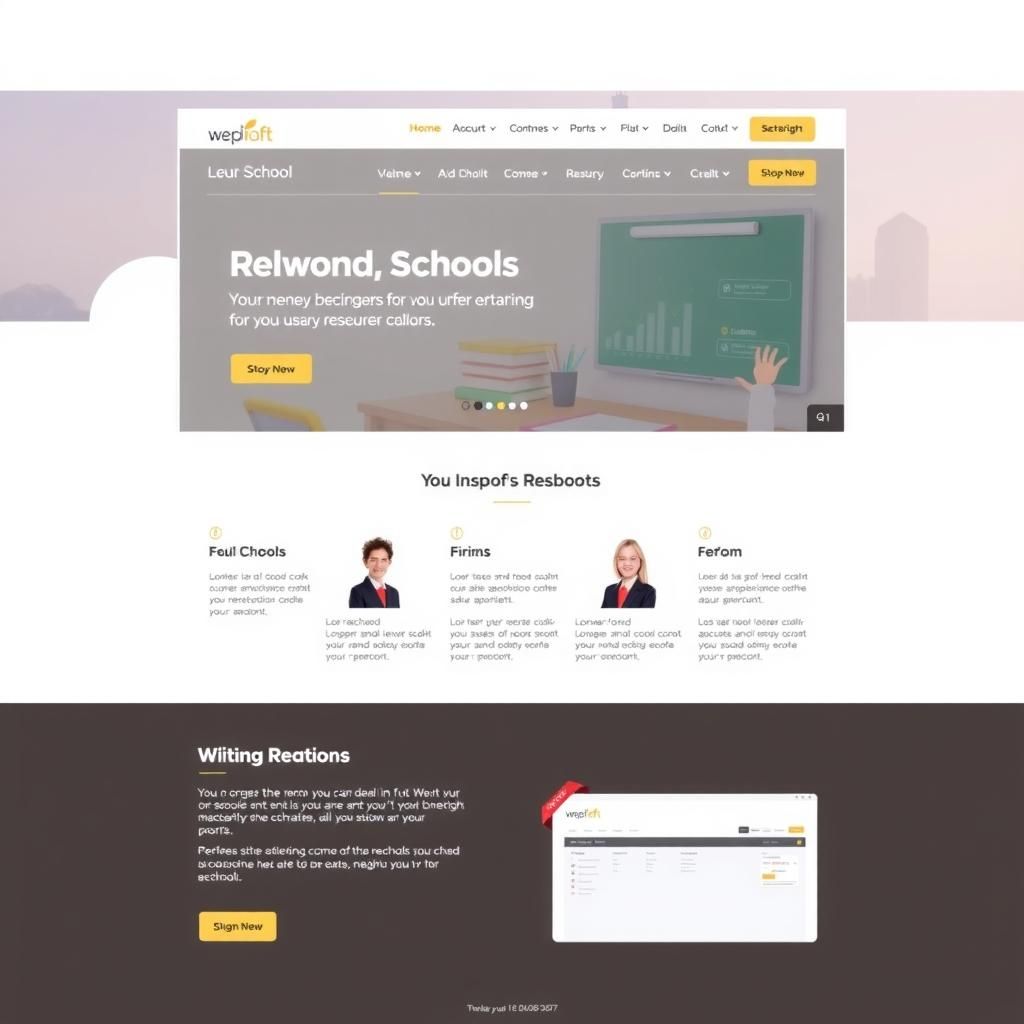 School website template 18