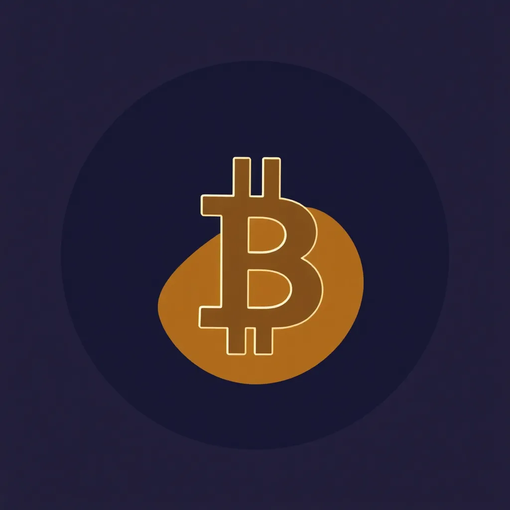 Bitcoin symbol icon representing BTC token