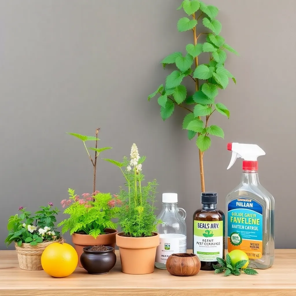 Eco-Friendly Pest Control: image showing green pest control methods with plants and natural products