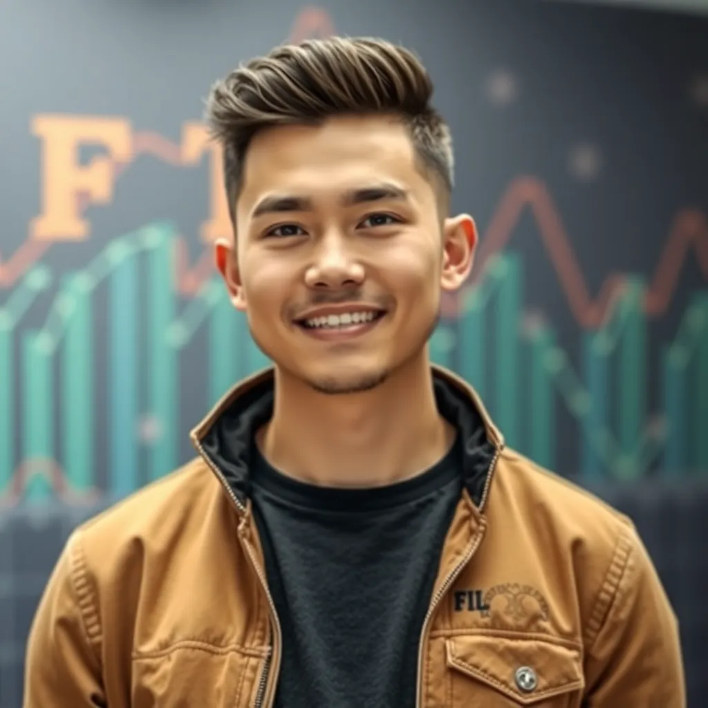 Photo of Floki Inu founder, a confident young man with casual attire and crypto background