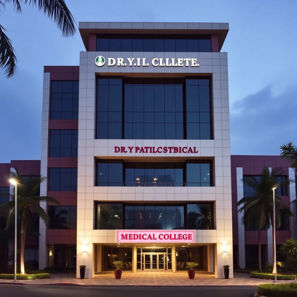Dr. D.Y. Patil Medical College building in Navi Mumbai