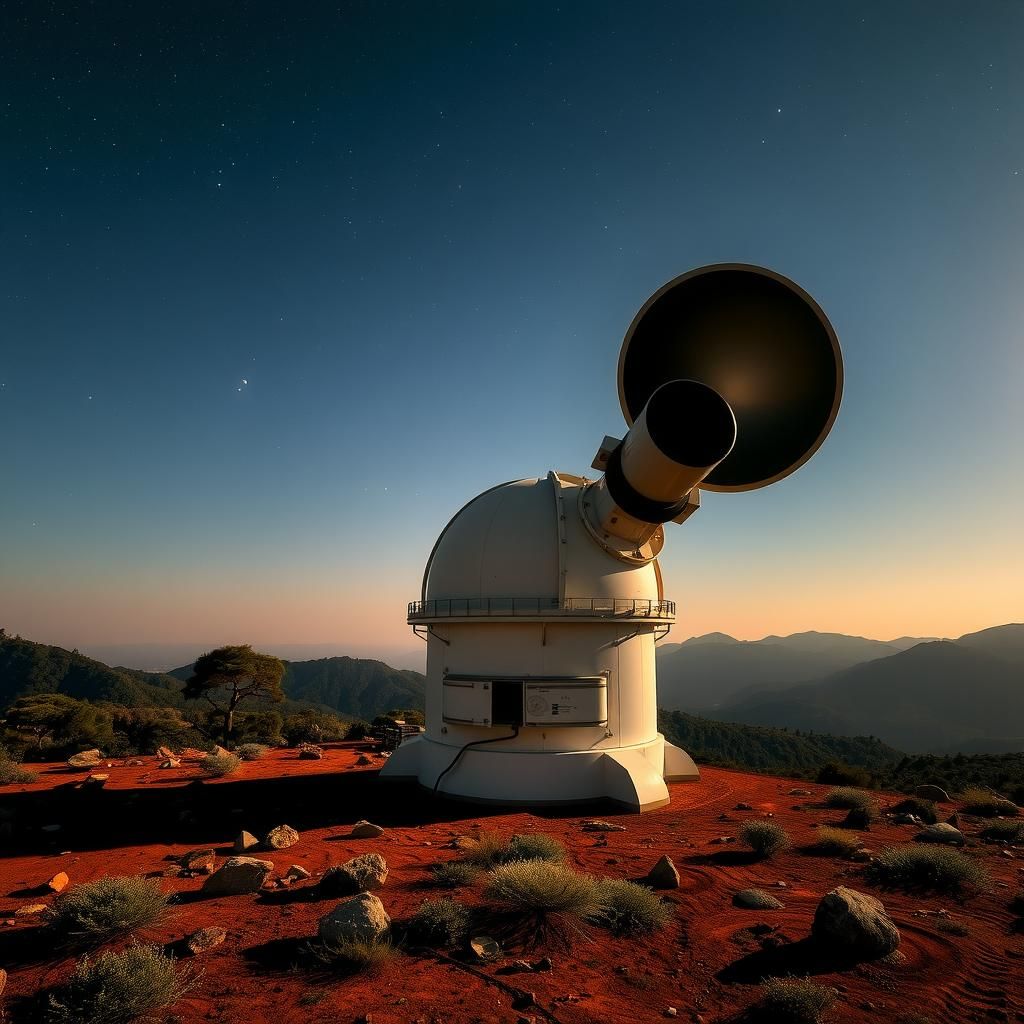 Imagen de un observatorio astronómico