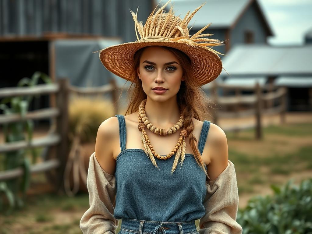 Corn Stalk Hats: Turning Farm Tools into Fashion