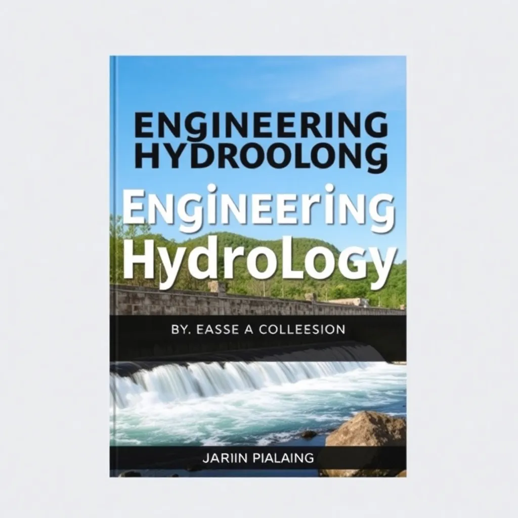 Engineering Hydrology book cover front view showing dam and water flowing