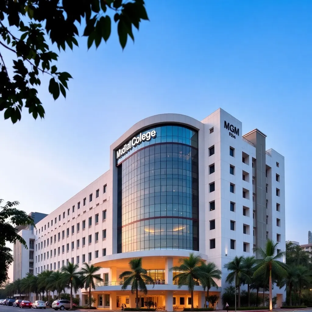 MGM Medical College building in Navi Mumbai