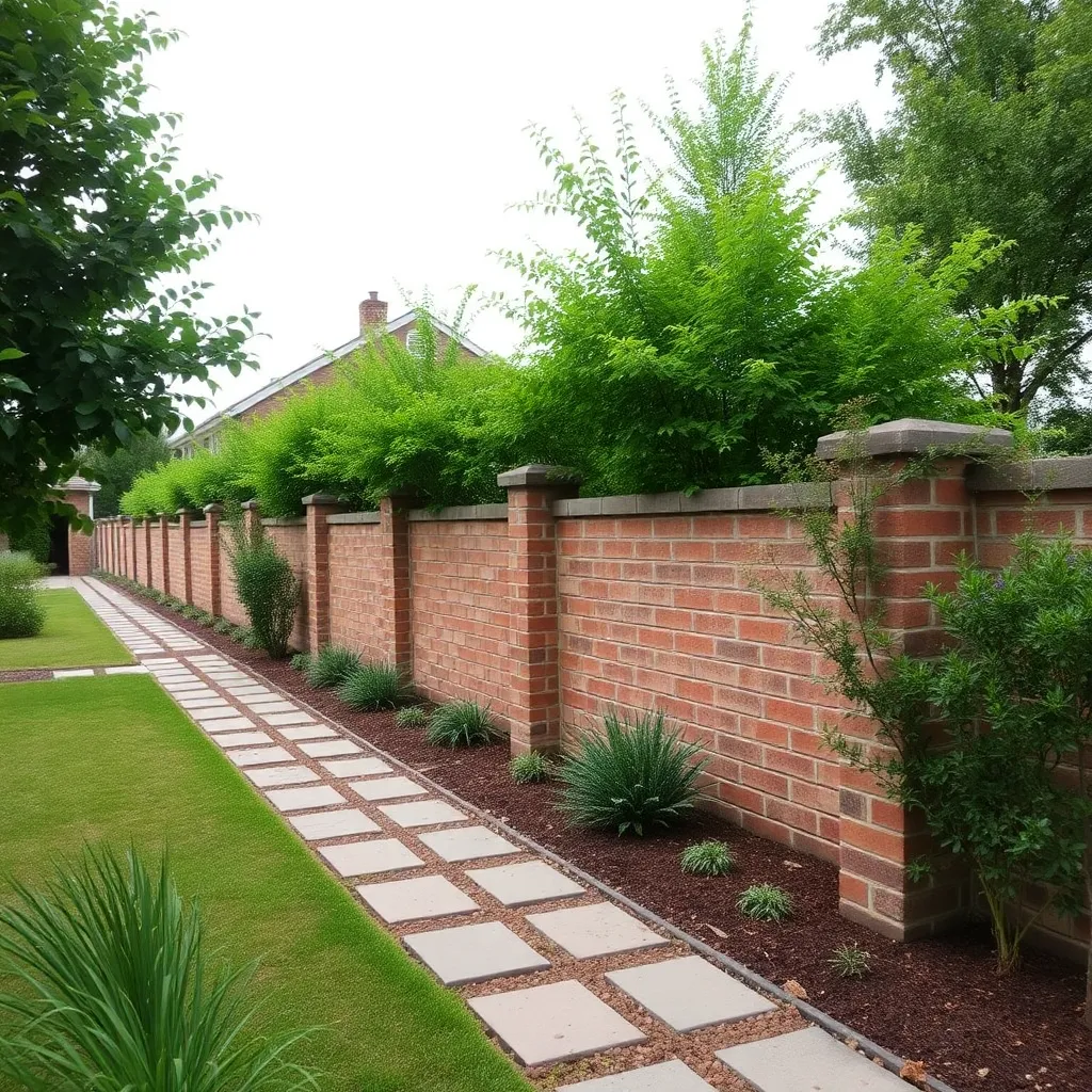 Well-built boundary wall for added privacy and safety
