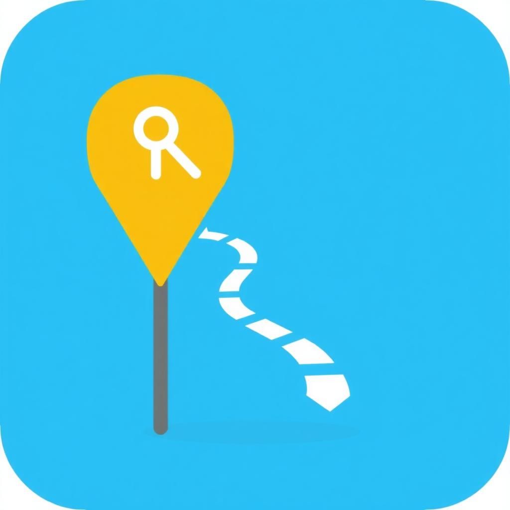 Icon representing route optimization