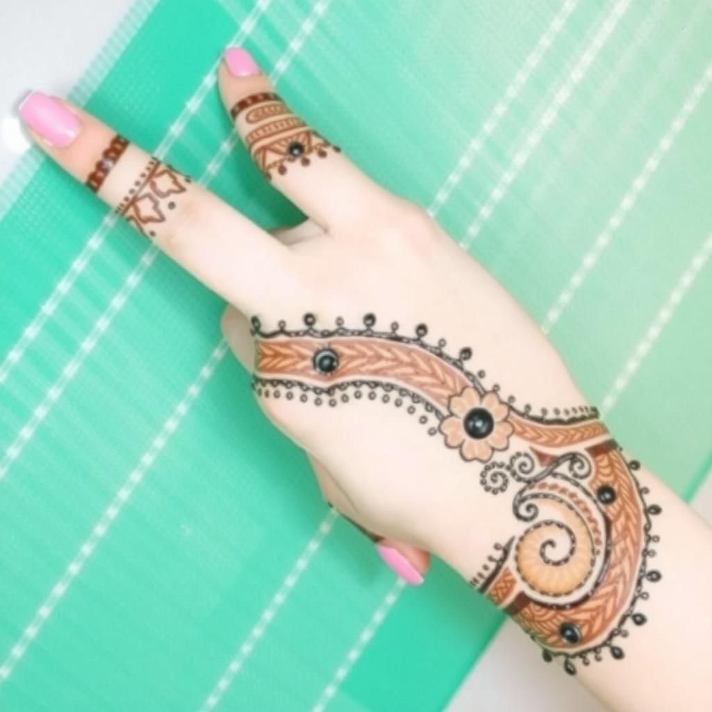 Gallery Image 10 - Mehndi design on palm
