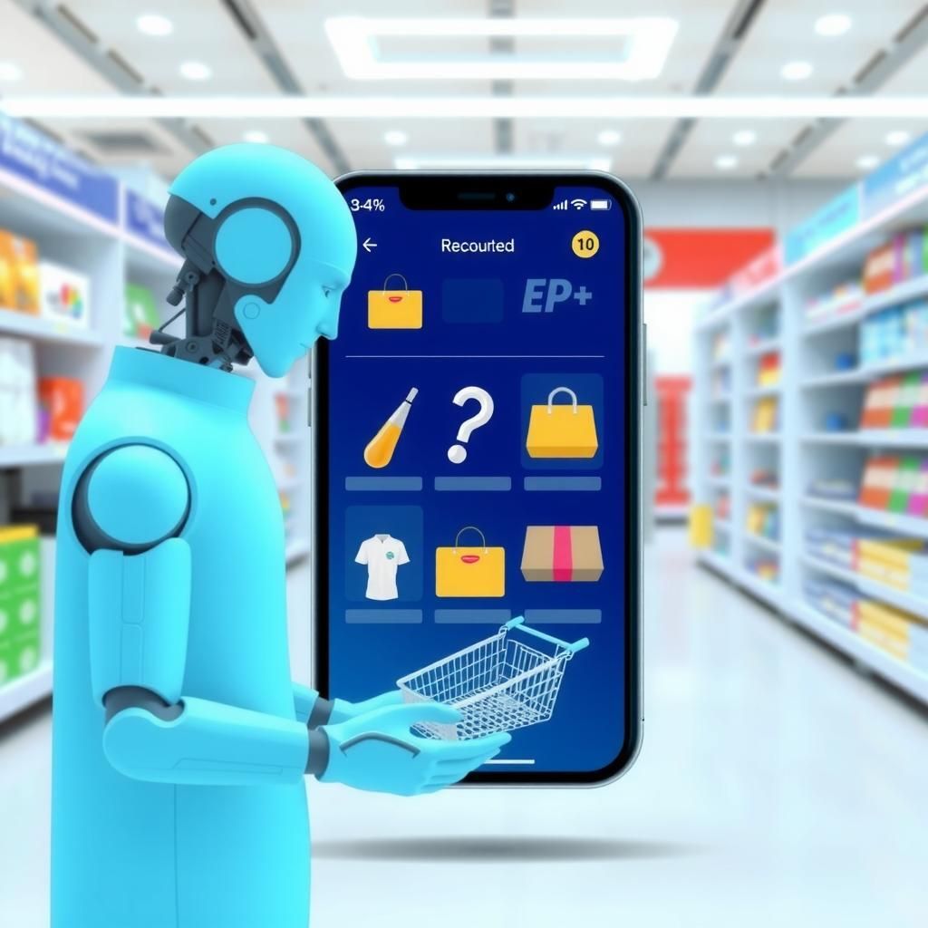 AI in retail recommending products to customers