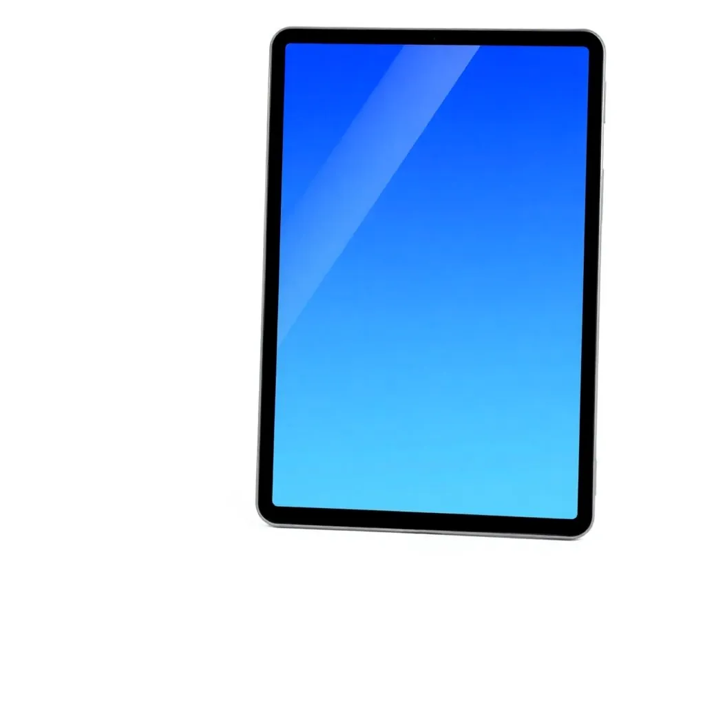 Placeholder image of a tablet
