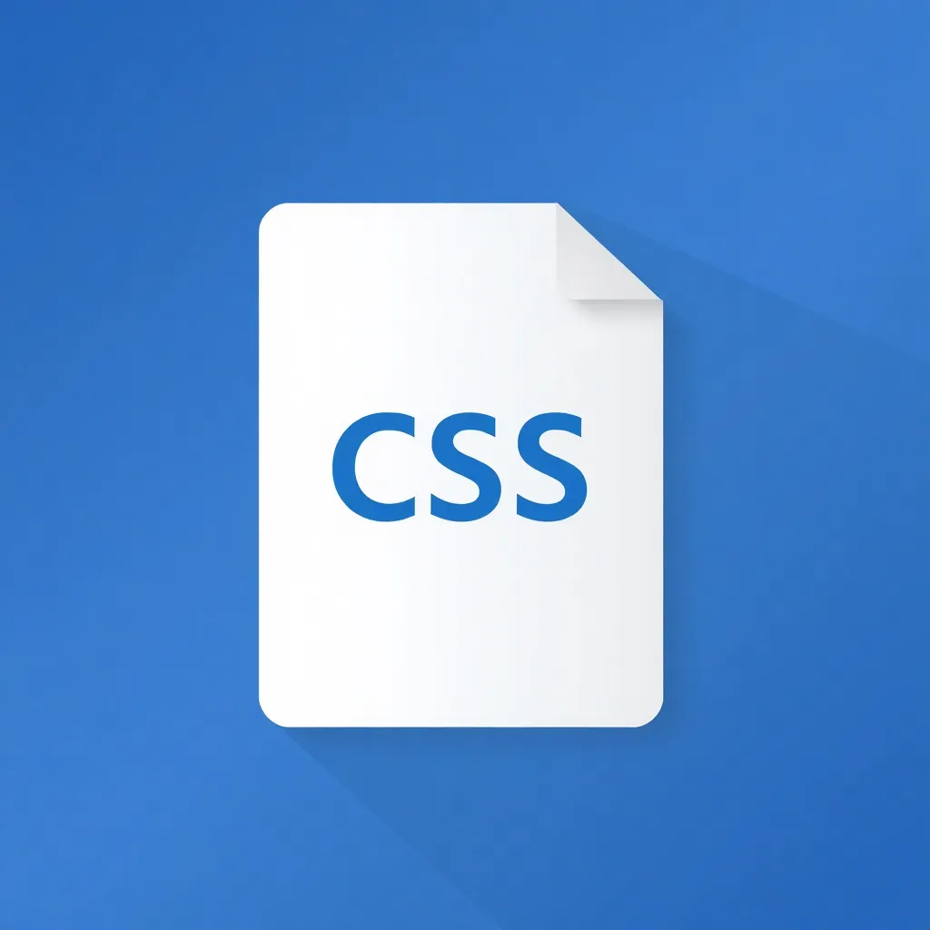 CSS file icon