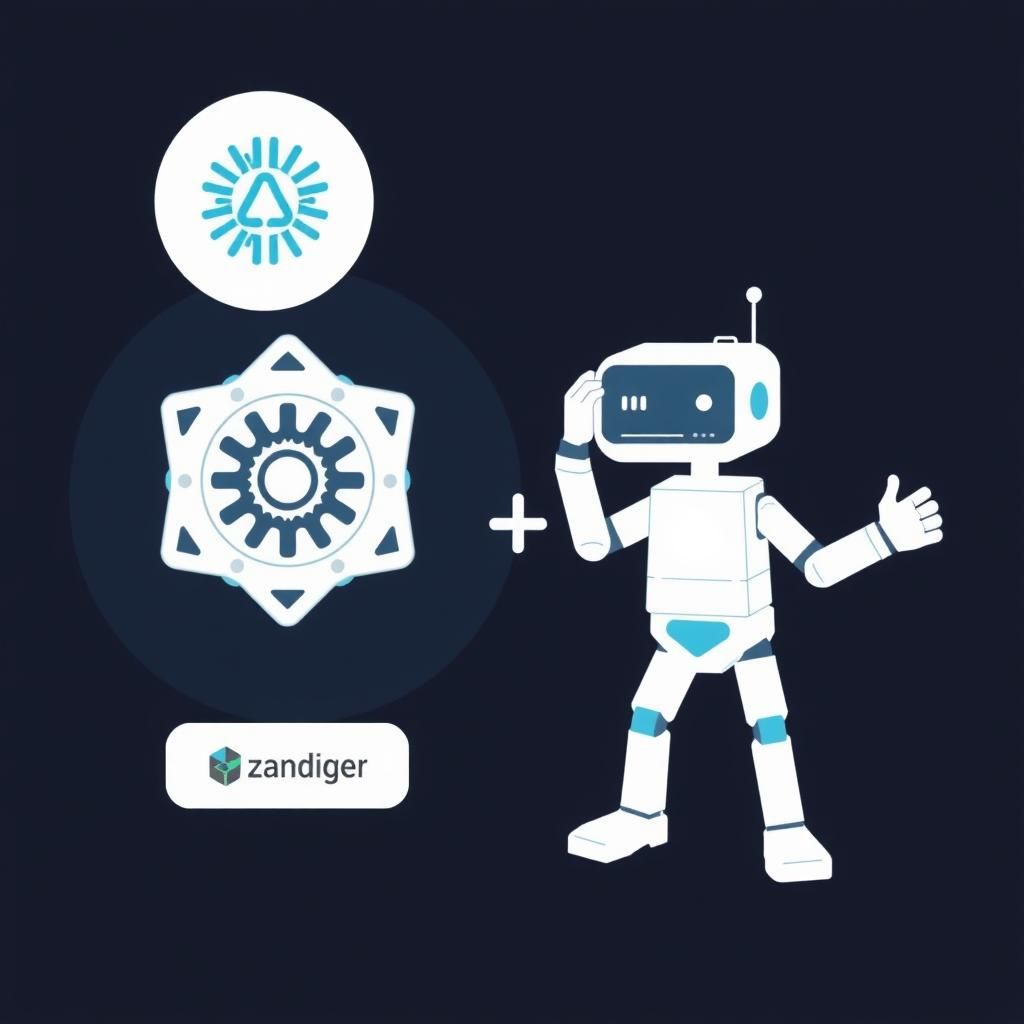 Illustration of integrating OpenAI with Landbot via Zapier