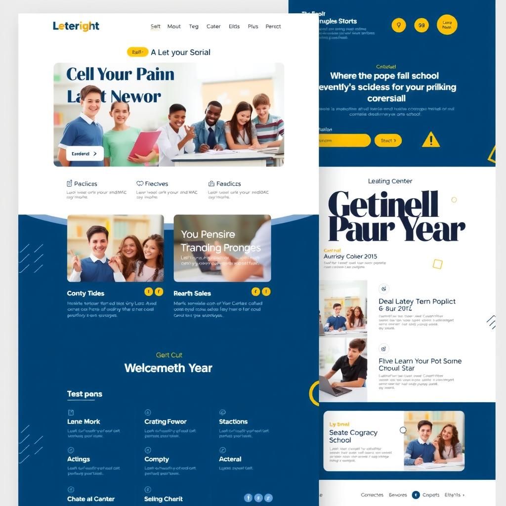 School website template 20