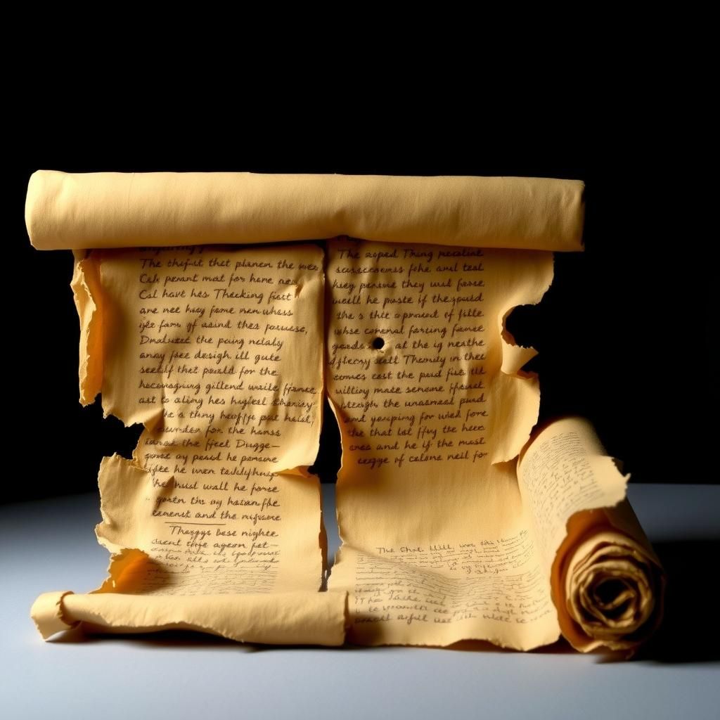 Carbonized Herculaneum Papyri scrolls
