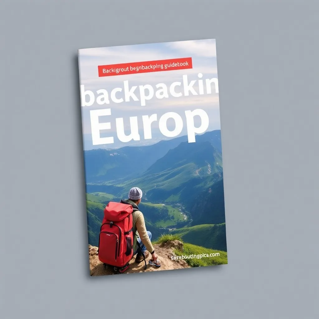 Backpacking Europe Guidebook cover