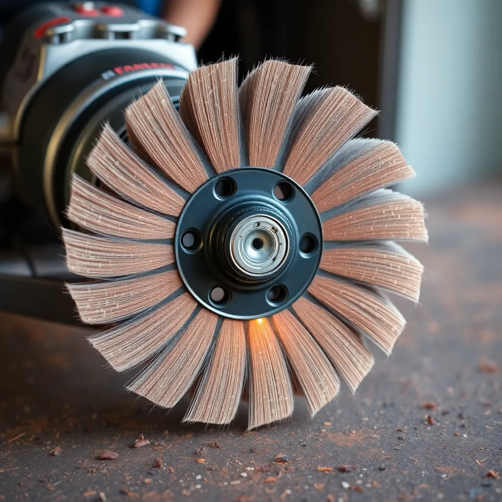 Fan Grinder, abrasive tool with fan-shaped grinding surface for metal finishing