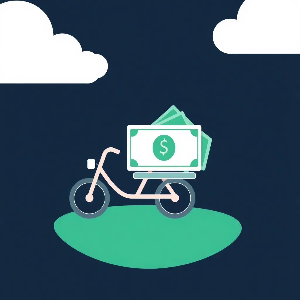 Cash on delivery payment icon