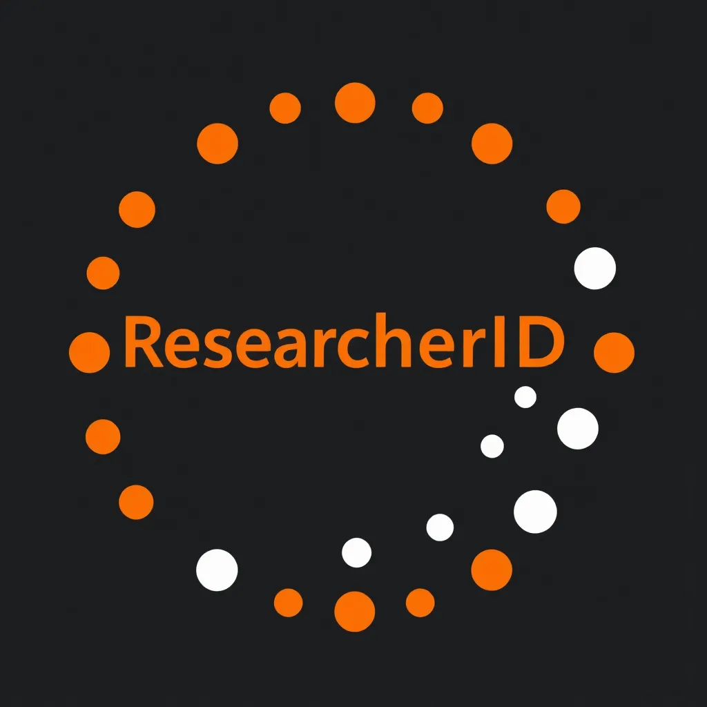 ResearcherID logo orange circle with white dots