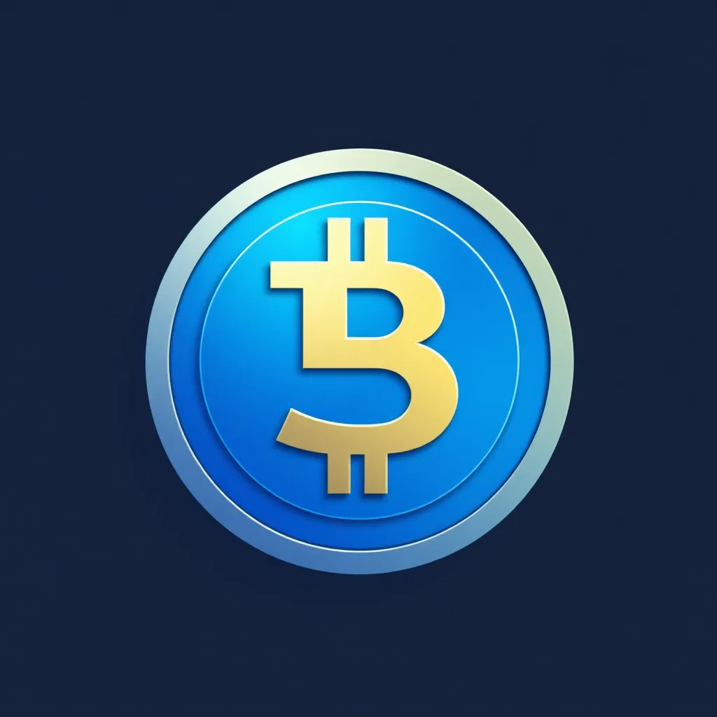 USD Coin cryptocurrency logo, blue circle with dollar sign
