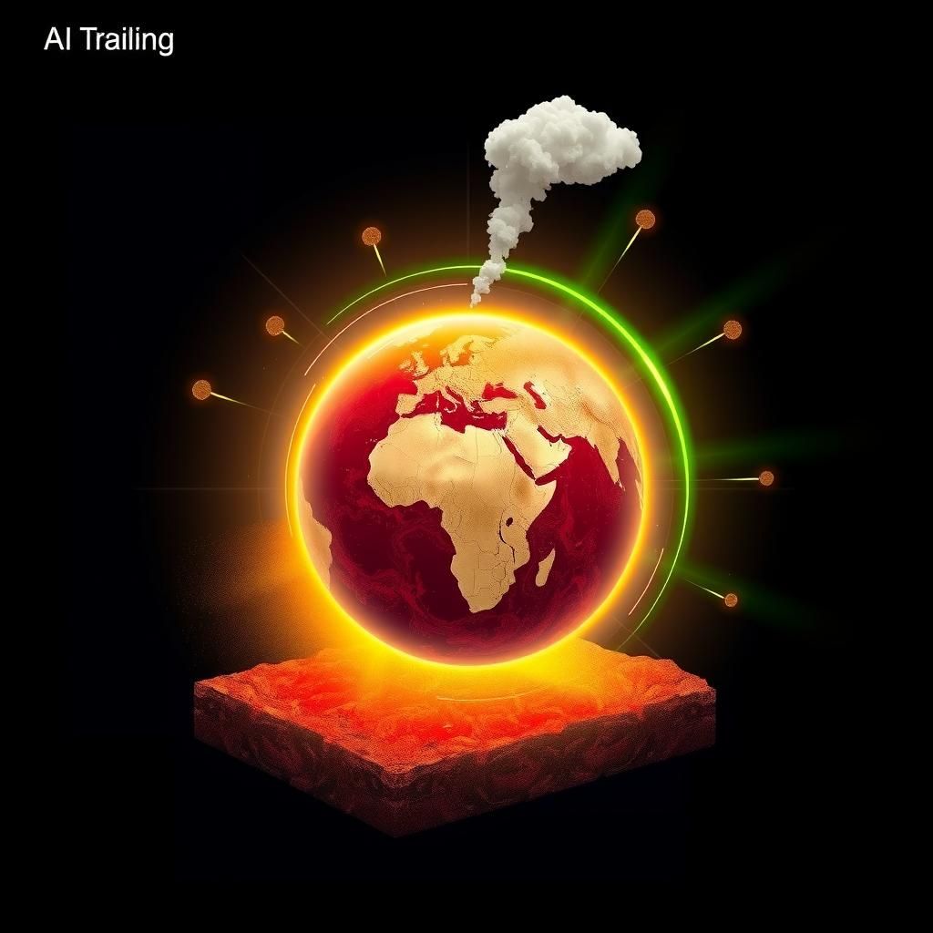 A visual representation of carbon emissions from AI training